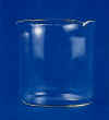 Quartz beaker low form