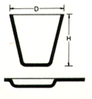 white quartz coking crucible