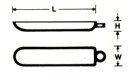 Quartz combustion boats/ Quartz sample boats